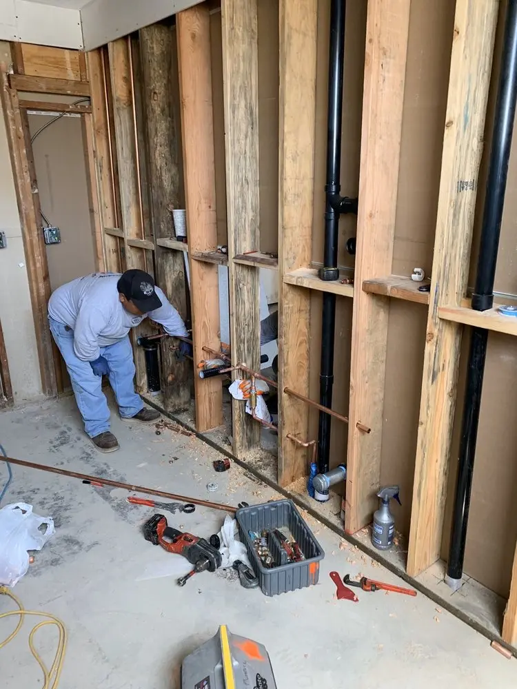 Commercial rough-in plumbing for Gas Line Repair in Santa Clarita
